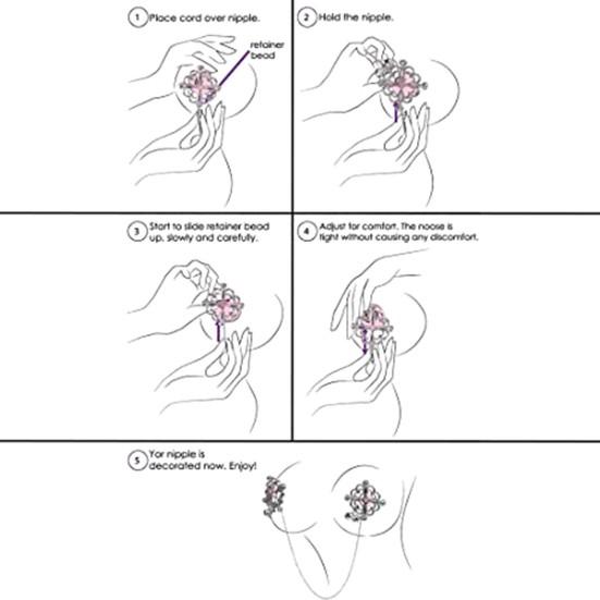 Women Alloy Adjustable Stimulator Chest Nipple Breast Clamp Clip Adult Sex Toy