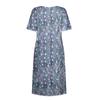 Women's Casual Dresses Printed Dresses Summer Dresses Printed Pleated Round Neck Midi Dresses Basic Classic Outdoor Daily Short Sleeve Loose Dresses