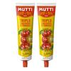 Muti Muti 3X Concentrated Italian Tomato Sauce/Tomato Paste Tube Type 185G X 2 Set