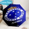 Custom Name Umbrella Cruzeiro Power Umbrella 8-Frame for Travel, Camping, Casual Lightweight Portable, Essential for Family Gifts