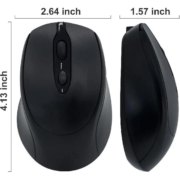 Wholesale Wireless Mouse Dual Mode Portable Slient 1600dpi Raton Inalambrico Recargable bluetooth 2.4G Wireless Mouse