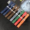 Curved Interface Rubber Watch Strap 20mm Men Women Waterproof Sports Watch Band for Moonswatch Watchband Watch Accessories