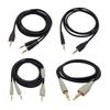 Durability Nylon Wovens Headphone Cord for MMX100 Headphone Cable Easy Installation 3.5mm Replacement Wire