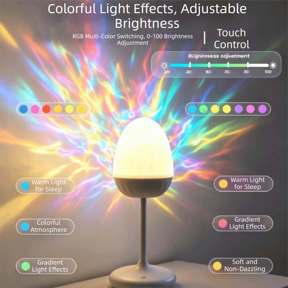 Water Wave Projection Bluetooth Speaker Ambient Lighting Projection Lamp Indoor Use