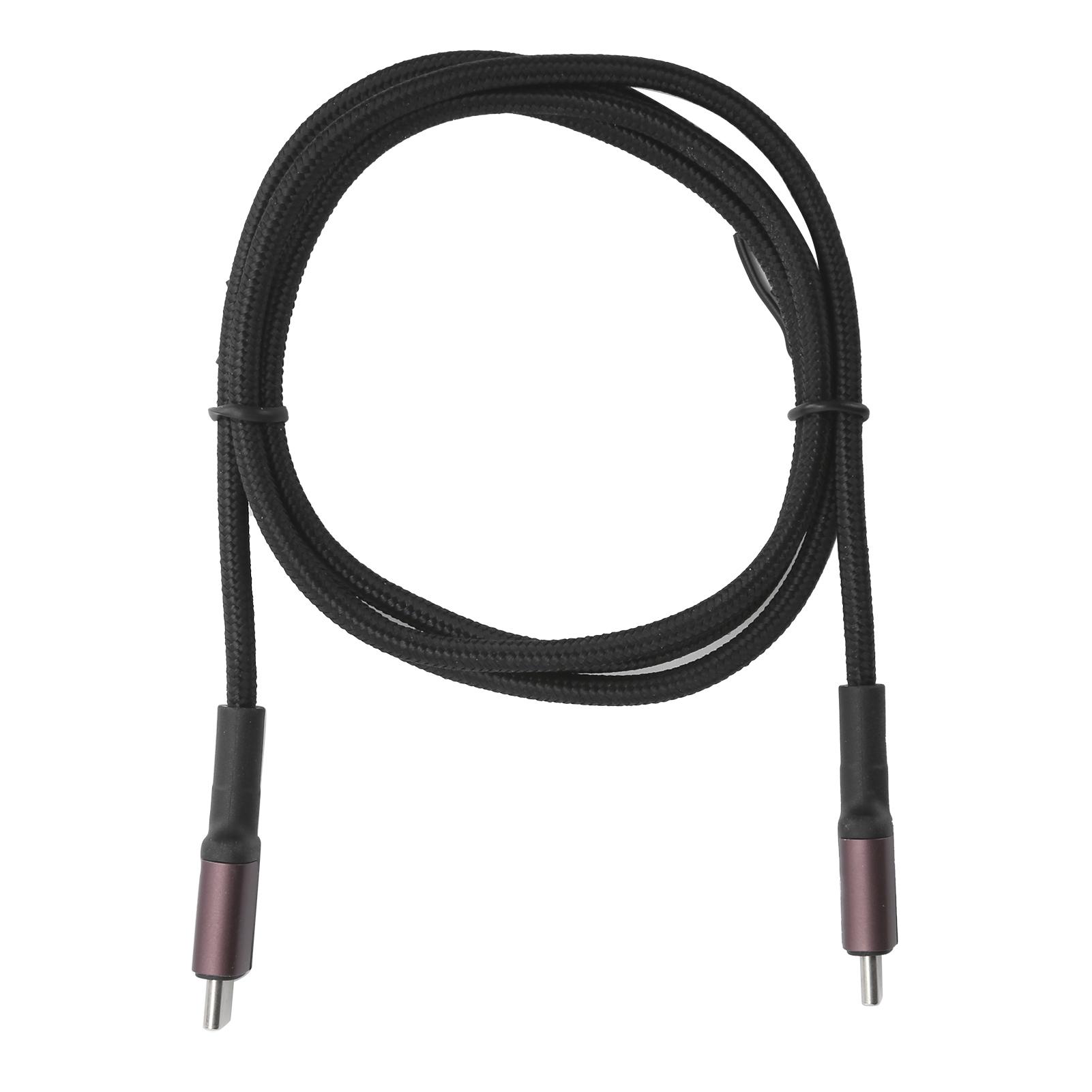 KUULAA Zinc Alloy and Nylon Braided Fast Charging Data Transfer Cable for TypeC to TypeC(1m ) 1m / 3.3ft