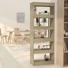 VidaXL Bookcase-Room Divider Sonoma Oak 60x30x166 Cm