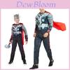 Avengers Endgame Thor Superhero Muscle Costume With Exquisite Workmanship For Adult Boys