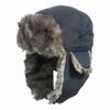 Unisex Warm Mens Women Trapper Cap Aviator Trooper Earflap Winter Flaps Ski Hat New Bomber Hats Russian Ski Hat Faux Fur Hats