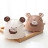 Cute Cartoon Knitted Hat Thickened Pullover Hat New Fontanelle Hat  Newborn
