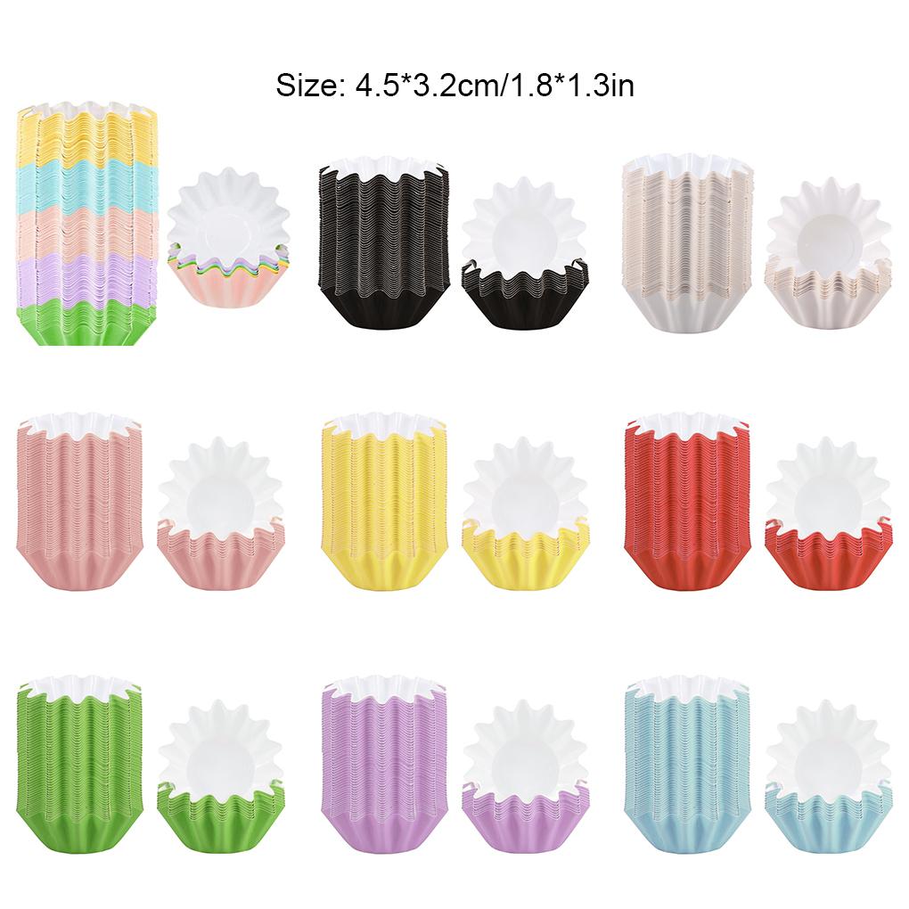 50 Pieces/Set Birthday Cupcake Liners Heats Resistant Cake Dessert Cup Cookie Case Holder Kitchen Bakery Wrapper Baking Tool