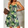 Elegant Spring and Summer New Printed Women's Camisole Dress