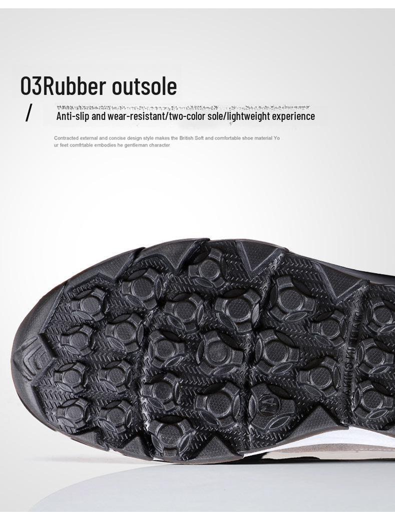 New Spring Men's Old Beijing Cloth Shoes: Lightweight, Soft Sole, Non-slip, Comfortable Dad Shoes for Middle-aged and Elderly + Leisure Sports.