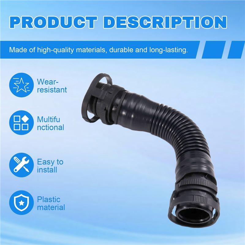 ABWR-Car Secondary Air Injection Pump Connecting Hose 7P0131625A For VW Touareg 2011-2014 Auto Parts Replacement Hose