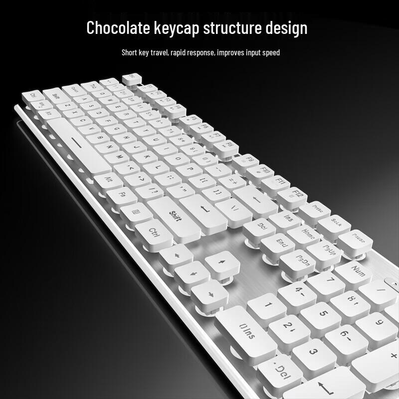 EWEADN X7S Rechargeable Wireless Office Gaming Keyboard & Mouse Combo