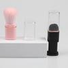 Pincel Cosmético Retrátil Mini Portátil para Pó Facial Blush Iluminador Cerdas de Fibra