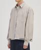 XERO Crop Roll-Up Cotton Shirt [Beige]