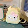 Schoolbag: Japanese milky blue soft cute cat outing mini backpack for kindergarten cute kids for classes