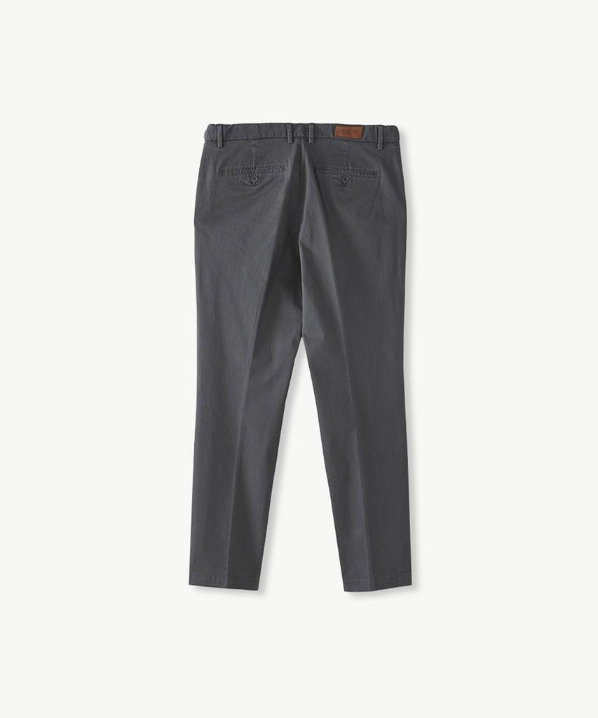 STCO Diems [Hidden Band] Bio-Washed Chino Pants Charcoal (Tapered Fit)_Dpavz02Csg