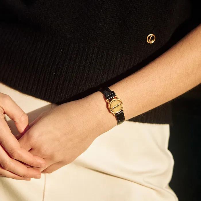 Ciel Leather Bracelet Black