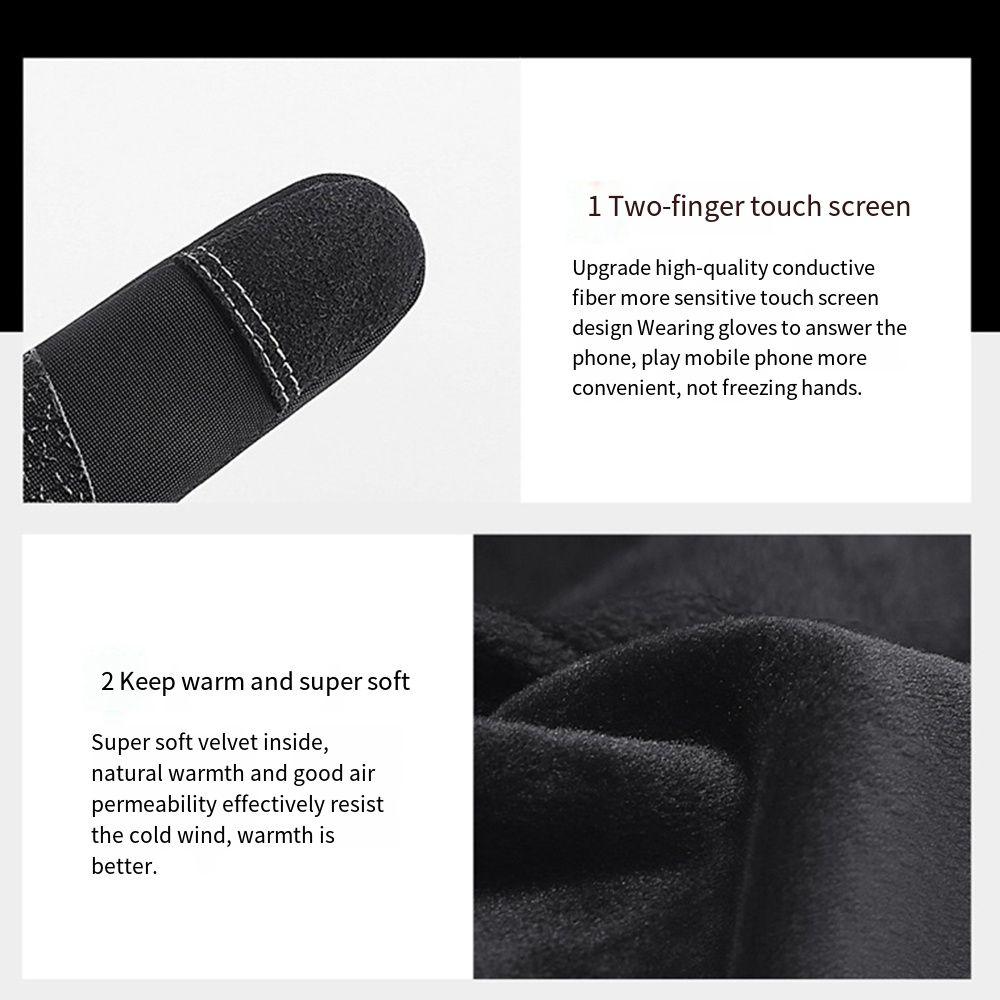 Ultralight Touchscreen Bicycle Gloves Warm Sports Mittens Gift Outdoor Riding Mittens  Snowboard