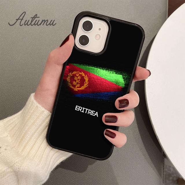 Eritrea Flag Phone Case for iPhone 11 12 13 14 Pro Max Mini X XR XS SE 2020 5 6S 7 8 Plus Samsung Galaxy S21 S22 Cover Shell