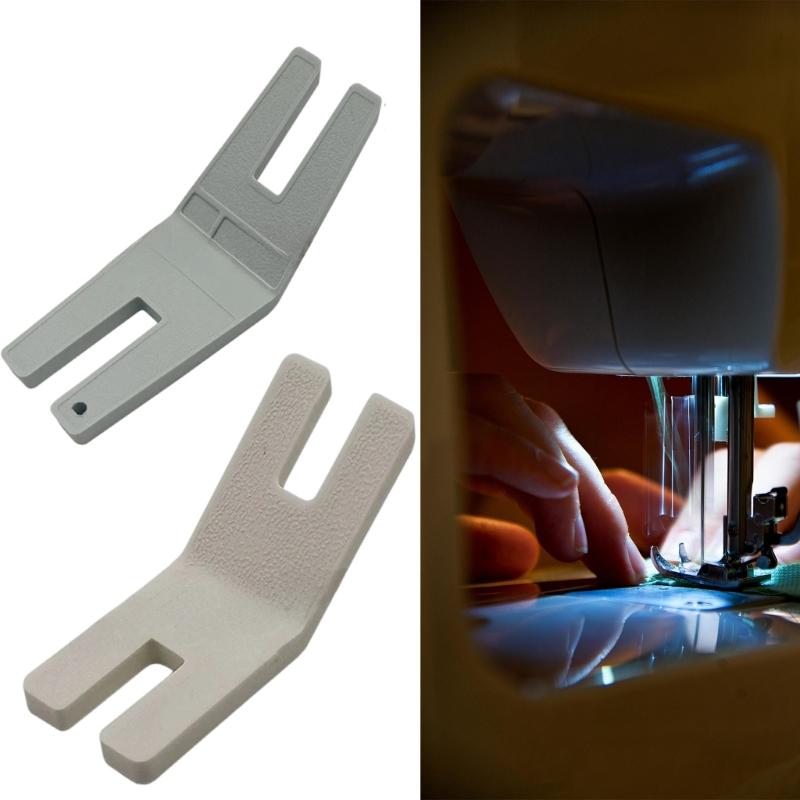 2Pcs Sewing Button Clearance Plate Button-Reeding Hump Jumper Presser Feet for Multifunctional Domestic Sewing Machine