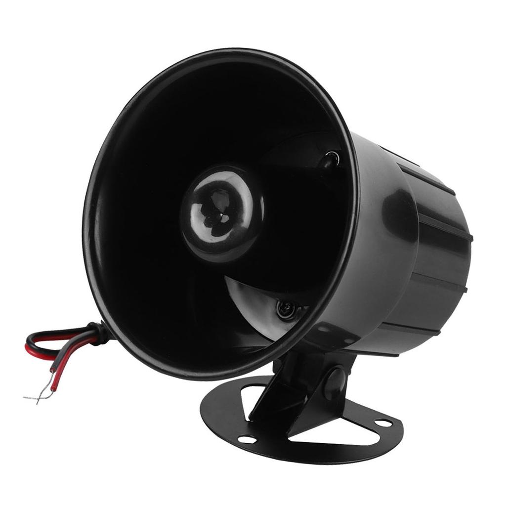 110dB DC 12V Wire Loud Horn Alarm Siren Speaker Burglar Alarm System for Outdoor Security