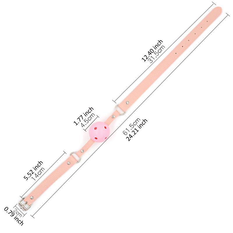SM Sex Mouth Stopper, Leather Bondage Sex Toys Mouth Ball, Sexual Toys for Couples and Adult Products