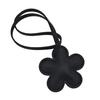 Leren Bloemenhanger Kersenhout Sleutelhanger Katoen Gevuld Schattige Bloemen Tas Bedeltje Bloemen Hangend Hanger Tas Auto Accessoires