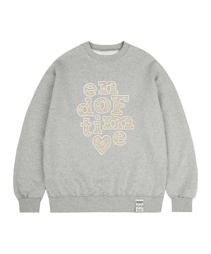GRAVER [Unisex] End Of Time Logo Sweatshirt_11 Colors