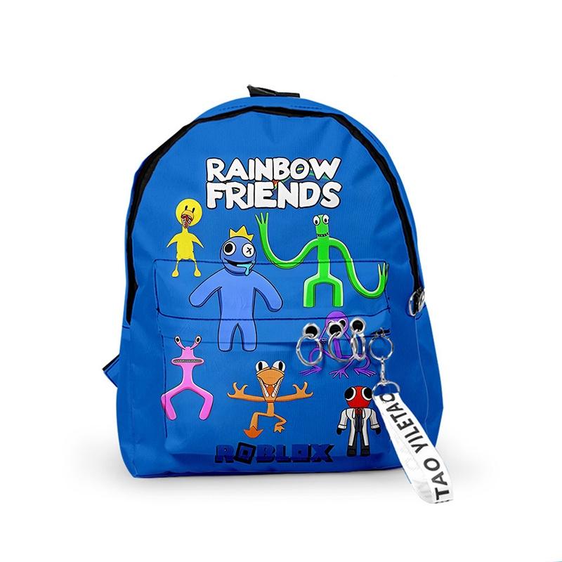 Roblox Rainbow Friends Robuster Polyester-Rucksack Schultasche Reise Weihnachtsgeschenk