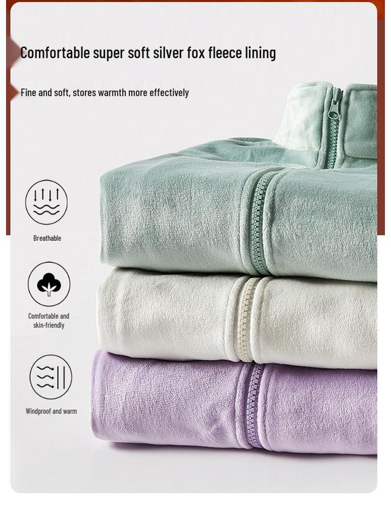 Unisex Three-in-One Waterproof Windproof Mink Fleece Hiking Jacket - Custom LG