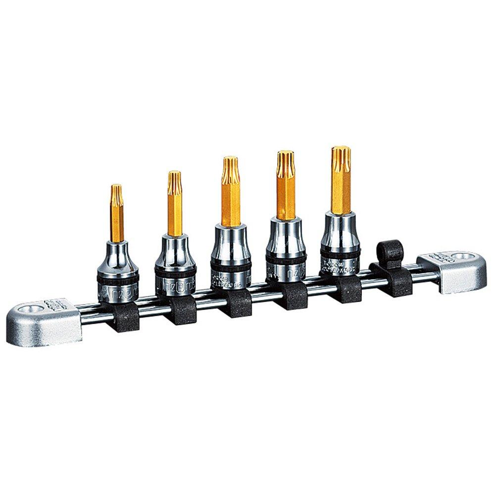 

Kyoto Machinery Tools Nepros T Type Torx Bit Set NTQ6T05A (KTC)