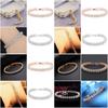 Fashionable Ol Style Women's Heart Shaped Bracelet With Stunning Zircon Stones