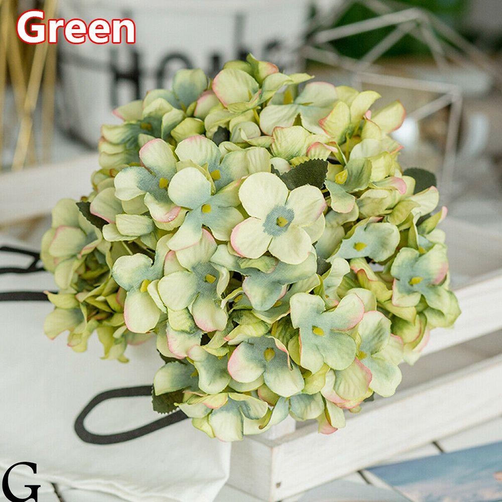 Supplies Real Touch Desktop Decor Fake Bouquet Silk Hydrangea Artificial Flower Supplies Real Touch Desktop Decor Fake Bouquet Silk Hydrangea Artificial Flower