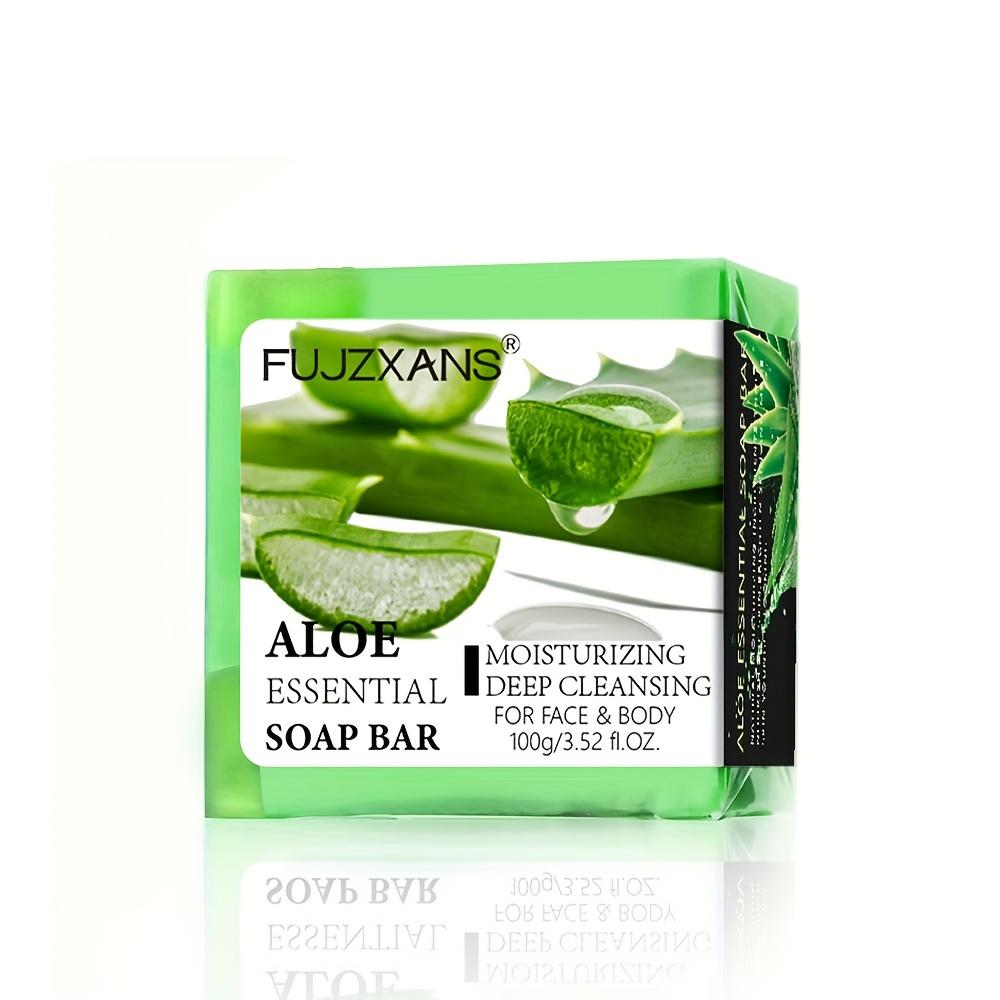 Aloe Vera Soap Deeply Cleanses the Face, Making It Smooth and Moisturized.