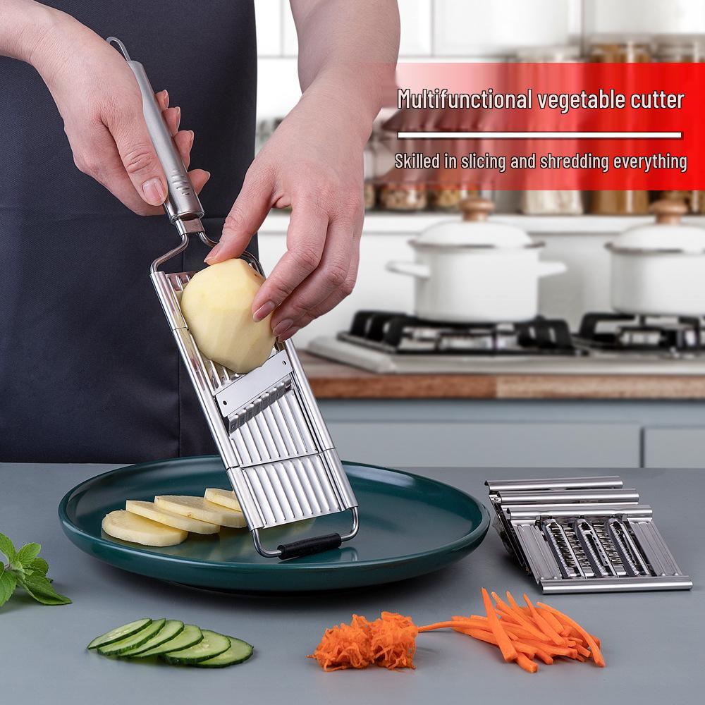 Stainless Steel Multi-function Vegetable Cutter & Grater