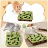 Interactive Cat Toy Puzzle Toys for Indoor Cats Felt Maze Box Kittern Toys Pet Cat Games Self Play Fun Exercise Hide Seek Moving Cat Toy