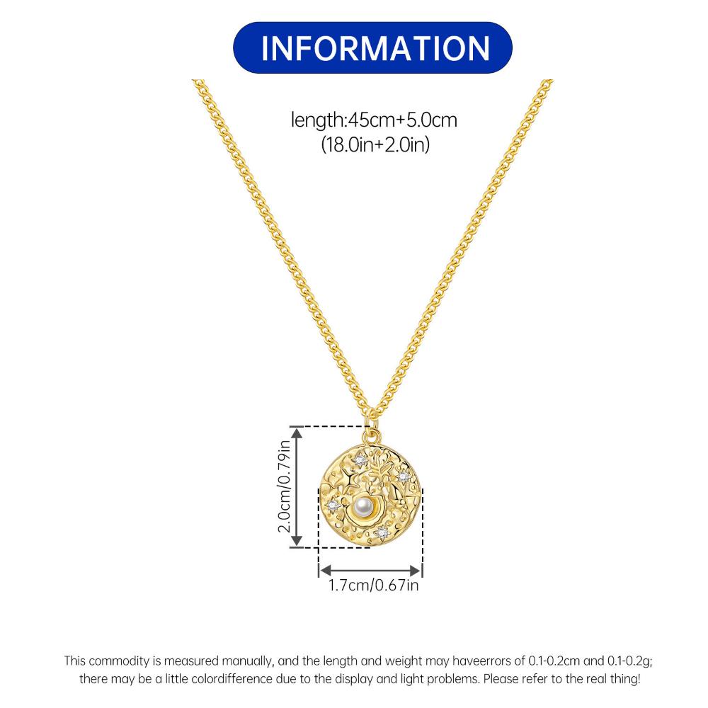 Relief Necklace Niche Design Temperament Light Luxury Collarbone Chain Versatile Pendant Female