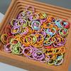 100PCS Colorful Stitch Markers Knitting Crochet Locking Stitch Marker Metal Stitch Needle Clip Counter Crochet Sewing Supplies
