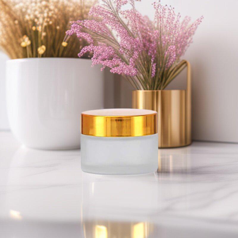 Frosted Glass Bottle for Eye, Face Cream & Mask (5g-100g)