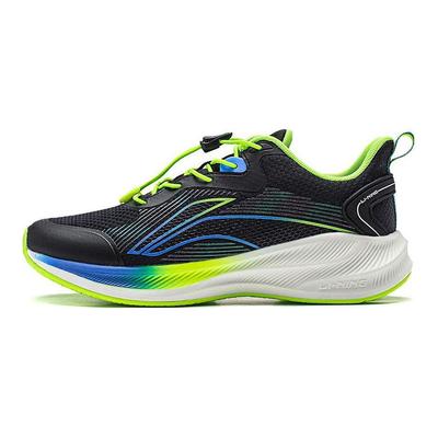 Chaussures de Running Li Ning Kids Star Avec Technologie d'Absorption des Chocs Légère Baskets pour Enfants Noir YKFT062-7