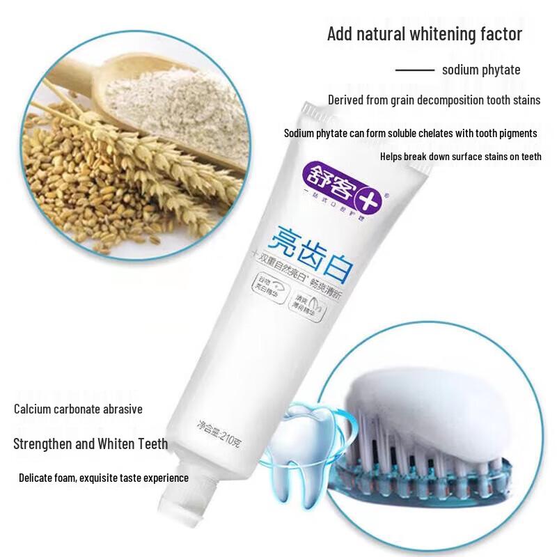 Shuke Bamboo Charcoal & Natural Pearl Whitening Toothpaste