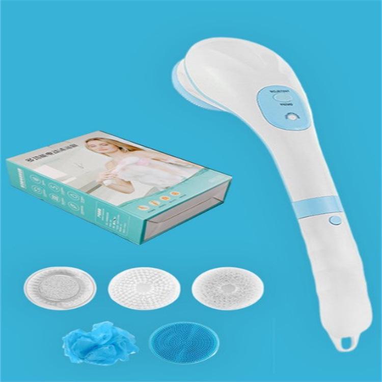 

Electric Silicone Long Handle Bath Brush - Multi-Function Back Scrub Chinese Packaging