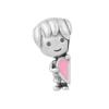New 1pc Family Girl Boy Mom Dad Grandmother Bead Charm Fit European Charm Bracelets Jewelry Making Accessories