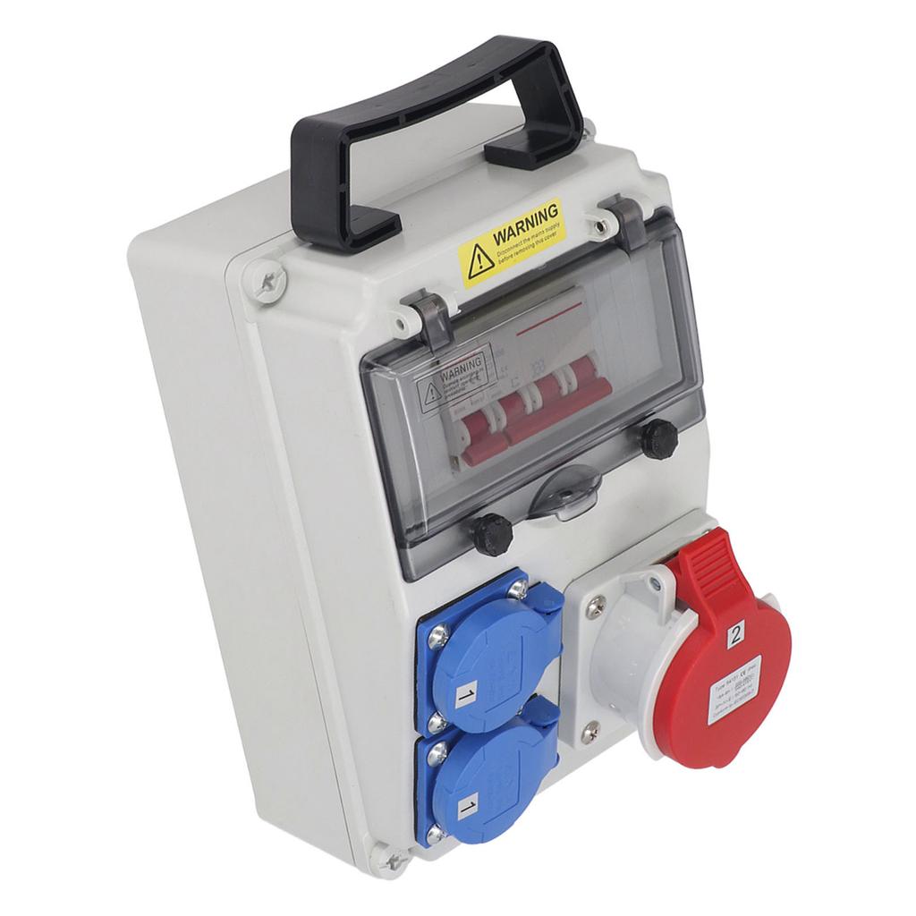 Power Distributor AC 200?250V Universal Socket AC 220?380V 240?415V CEE Socket with Circuit Breaker