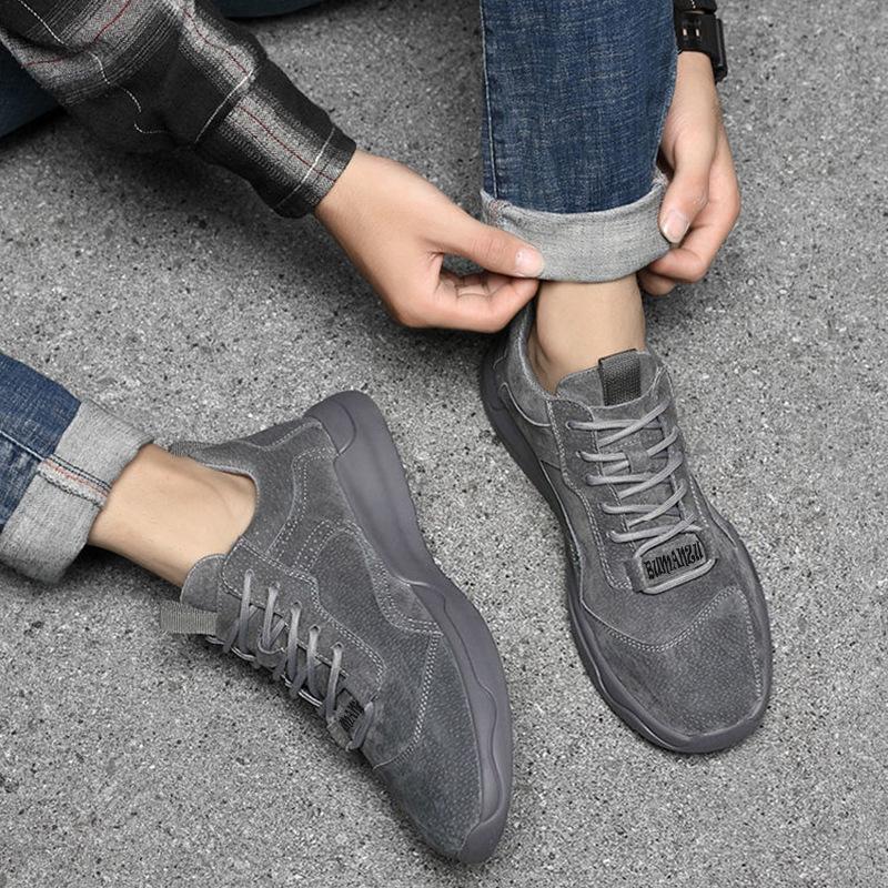 2025 Spring New Men's Shoes Student Casual Shoes Fashion Versatile Trend Board Shoes Men's Leather Shoes