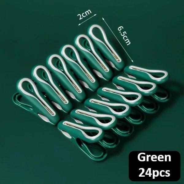 Strong Traceless Clothes Drying Clips -  Windproof & Anti-Slip Design for All Fabrics, No Mark, Duty Hold for Indoor/Outdoor Use