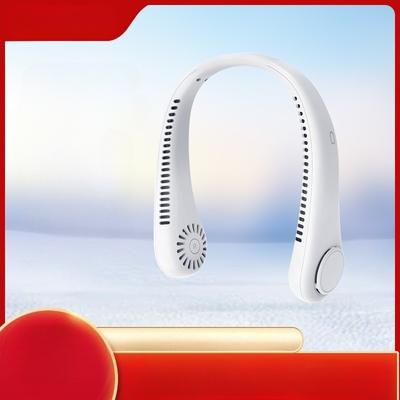 New Mini Neck Portable No Bladeless Hanging Neck Rechargeable Air Cooler 3 Speed Mini Summer Sport Fan