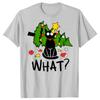 Funny Black Cat Christmas Tree Merry Xmas Humor Cat What Tshirts Men Fashion Cotton Oversized Crewneck Collar Hip Hop T Shirt